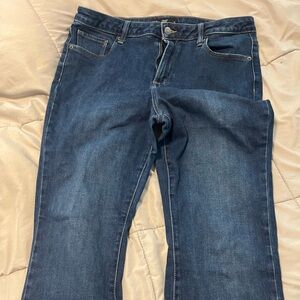 Women's Straight Leg Jeans - Blue